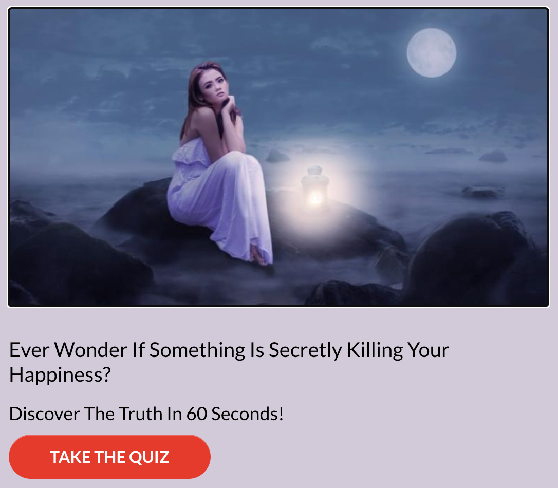 Ever Wonder If Something is Secretly Killing Your Happiness? Discover the Truth in 60 seconds!